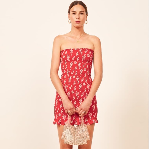 reformation chantilly dress